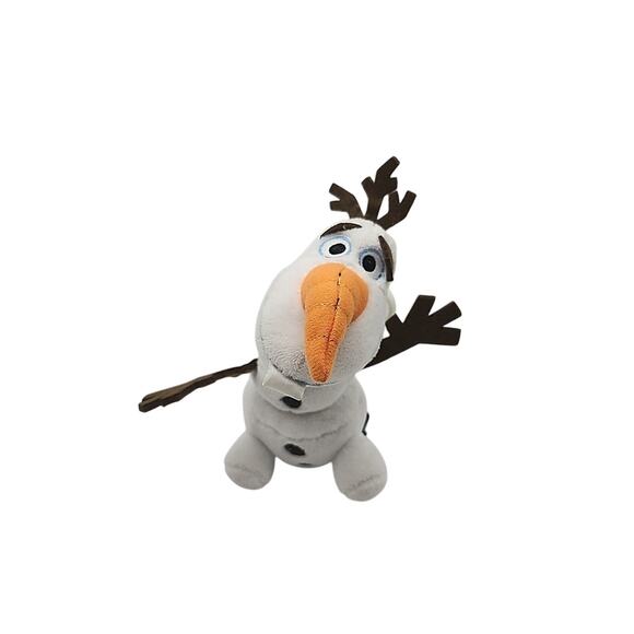 Frozen's Olaf & Gidget White Dog Plush Bag Clip Backpack Plush Clip Toy 5" - Picture 2 of 6